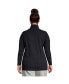 ფოტო #3 პროდუქტის Plus Size Fleece Quarter Zip Pullover Jacket