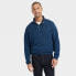 Фото #1 товара Men's Quilted Snap Pullover Sweatshirt - Goodfellow & Co