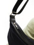 Фото #5 товара ASOS DESIGN nylon multi pocket sling crossbody bag in black