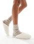 Фото #4 товара Lindex borg slippers in off white