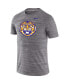 Men's Heathered Charcoal LSU Tigers Big and Tall Velocity Performance T-shirt