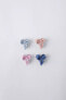 PACK OF FOUR BOW HAIR CLIPS