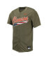 Men's Olive Clemson Tigers Replica Full-Button Baseball Jersey