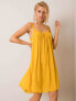 Фото #1 товара Женское летнее яркое желтое платье на бретелях Factory Price
