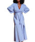 Plus Size Satin Maxi Dress