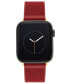 Фото #2 товара Часы Anne Klein Red Silicone 42/44/45/Ultra 2 Apple Watch