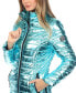 Фото #4 товара Women's Metallic Puffer Coat