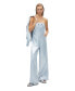 ფოტო #1 პროდუქტის Women's Metallic Strapless Jumpsuit