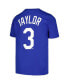 ფოტო #3 პროდუქტის Big Boys Chris Taylor Royal Los Angeles Dodgers Player Name and Number T-shirt
