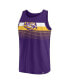 Branded Men's Purple LSU Tigers Wild Game Tank Top