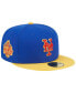 Фото #1 товара Men's Royal, Yellow New York Mets Empire 59FIFTY Fitted Hat