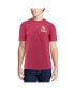 Фото #3 товара Men's Crimson Oklahoma Sooners Comfort Colors Campus Icon T-shirt