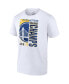 Фото #3 товара Men's White Golden State Warriors 2022 Western Conference Champions Big and Tall Locker Room T-shirt