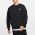 Фото #5 товара Толстовка мужская Nike BV2667-010 Sweatshirt черного цвета