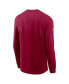 Men's Burgundy Washington Commanders Sideline Performance Long Sleeve T-shirt