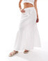 Фото #5 товара Vero Moda Petite boho maxi skirt in white