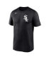 Фото #3 товара Men's Black Chicago White Sox Wordmark Legend Performance Big and Tall T-shirt