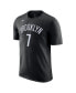 Фото #3 товара Men's Kevin Durant Black Brooklyn Nets Icon 2022/23 Name and Number T-shirt
