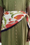 Фото #1 товара Шейный платок с принтом ZARA