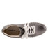 Trotters Adore T2117-033 Womens Silver Wide Leather Lifestyle Sneakers Shoes