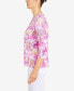 Women's Flamingo Split Neck Top