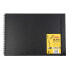 Фото #3 товара DERWENT Black Paper A3 200g Drawing Notebook