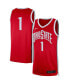 Фото #1 товара Men's #1 Scarlet Ohio State Buckeyes Limited Basketball Jersey