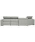 Фото #33 товара CLOSEOUT! Jenneth 3-Pc. Leather Sofa with 2 Power Motion Recliners and Cuddler, Created for Macy's