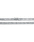 ფოტო #2 პროდუქტის Sterling Silver White Gold Plated with Cubic Zirconia Princess Eternity Tennis Necklace