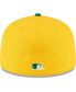 Фото #4 товара Men's Gold Oakland Athletics City Flag 59FIFTY Fitted Hat