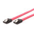 Фото #2 товара Gembird SATA III кабель 0.5 метра, Черный/Красный