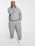 Puma PLUS Essentials small logo hoodie in grey