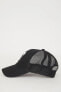 Erkek Etiket Baskılı Dokuma Beyzbol Basketbol Şapkası B7998AX24SM