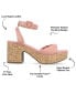 ფოტო #6 პროდუქტის Women's Eianna Platform Sandals