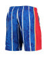 ფოტო #3 პროდუქტის Men's Blue Houston Rockets Hardwood Classics Lunar New Year Swingman Shorts