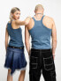 Фото #2 товара Топ Collusion Unisex Washed Blue Detail & Racerback