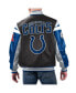 Фото #2 товара Men's Black Indianapolis Colts Full-Zip Varsity Jacket