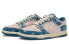 Фото #4 товара 【定制球鞋】 Nike Dunk Low 美式复古风 街头 迷情腰果花 特殊鞋盒 单宁水洗 破坏做旧 低帮 板鞋 男款 粉蓝 / Кроссовки Nike Dunk Low DV0834-101