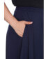 ფოტო #4 პროდუქტის Plus Size Flared Midi Skirt