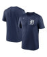 ფოტო #1 პროდუქტის Men's Navy Detroit Tigers Fuse Legend T-Shirt