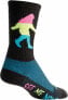 Фото #1 товара SockGuy Wool Neon Sasquatch Socks - 6 inch, Black, Large/X-Large