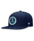 Фото #1 товара Men's Deep Sea Blue Seattle Kraken Authentic Pro Training Camp Snapback Hat