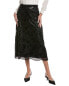Фото #1 товара Anne Klein Sequin Mesh A-Line Skirt Women's Black 6