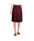 Women's School Uniform Plaid Pleated Skirt Below the Knee