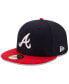 ფოტო #1 პროდუქტის Atlanta Braves Authentic Collection 59FIFTY Fitted Cap