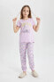 Фото #1 товара Пижама для девочек Defacto Looney Tunes C1964A824SP