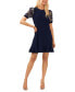 Фото #1 товара Платье женское CeCe с коротким рукавом и оборками