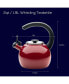 Фото #13 товара Enamel on Steel 2-Qt. Whistling Teakettle with Flip-Up Spout