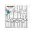 Фото #3 товара Полотно Белый Ткань 25 x 25 x 1,5 cm Для рисования транспортные средства (24 штук)