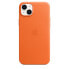 Фото #5 товара Чехол для Apple iPhone 14 Plus из кожи с MagSafe - Оранжевый - Apple - iPhone 14 Plus - 17 см (6,7") - Оранжевый - Чехол